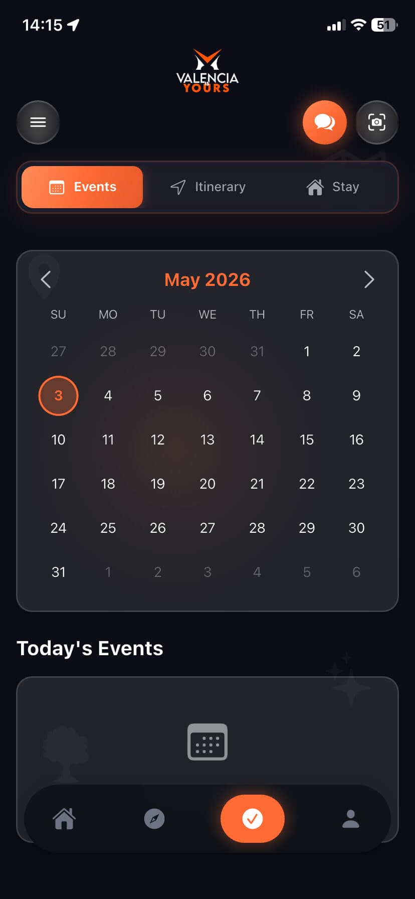 Valencia App - Events Calendar